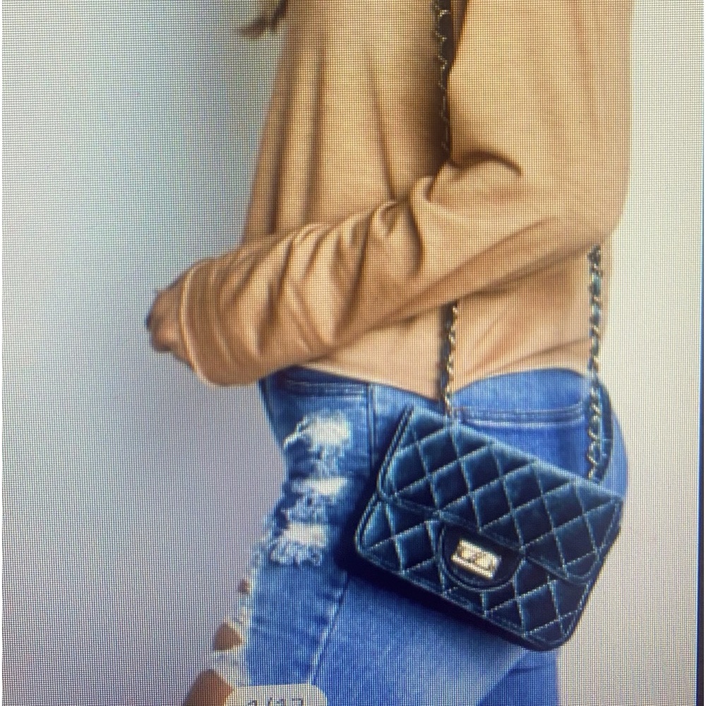 Chantel Velvet Cross Body Bag